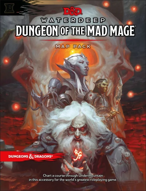D&D Waterdeep Dungeon of the Mad Mage Maps&Miscellany 5th Edition