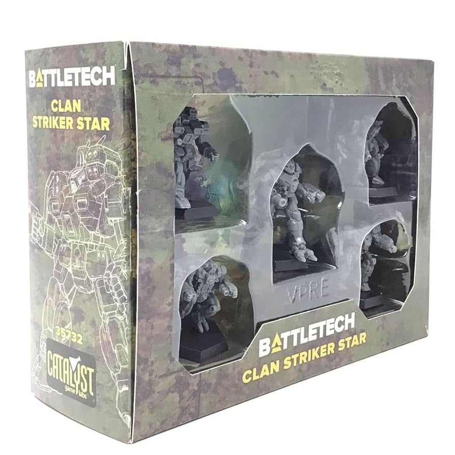 BattleTech Minis Clan Striker Star