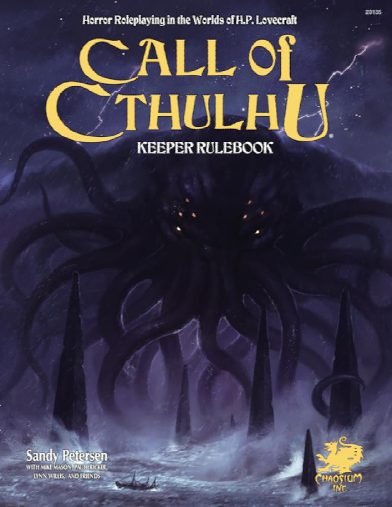 Call of Cthulhu Keeper Rulebook 7th Edition