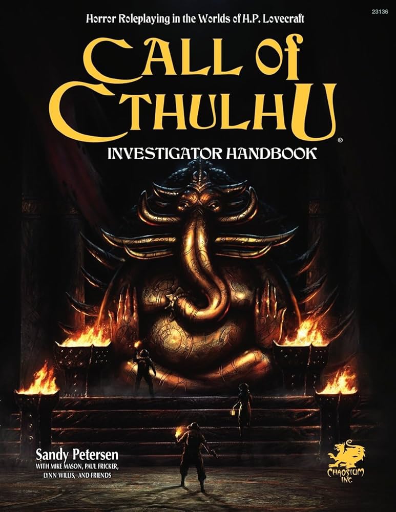Call of Cthulhu Investigator Handbook 7th Edition